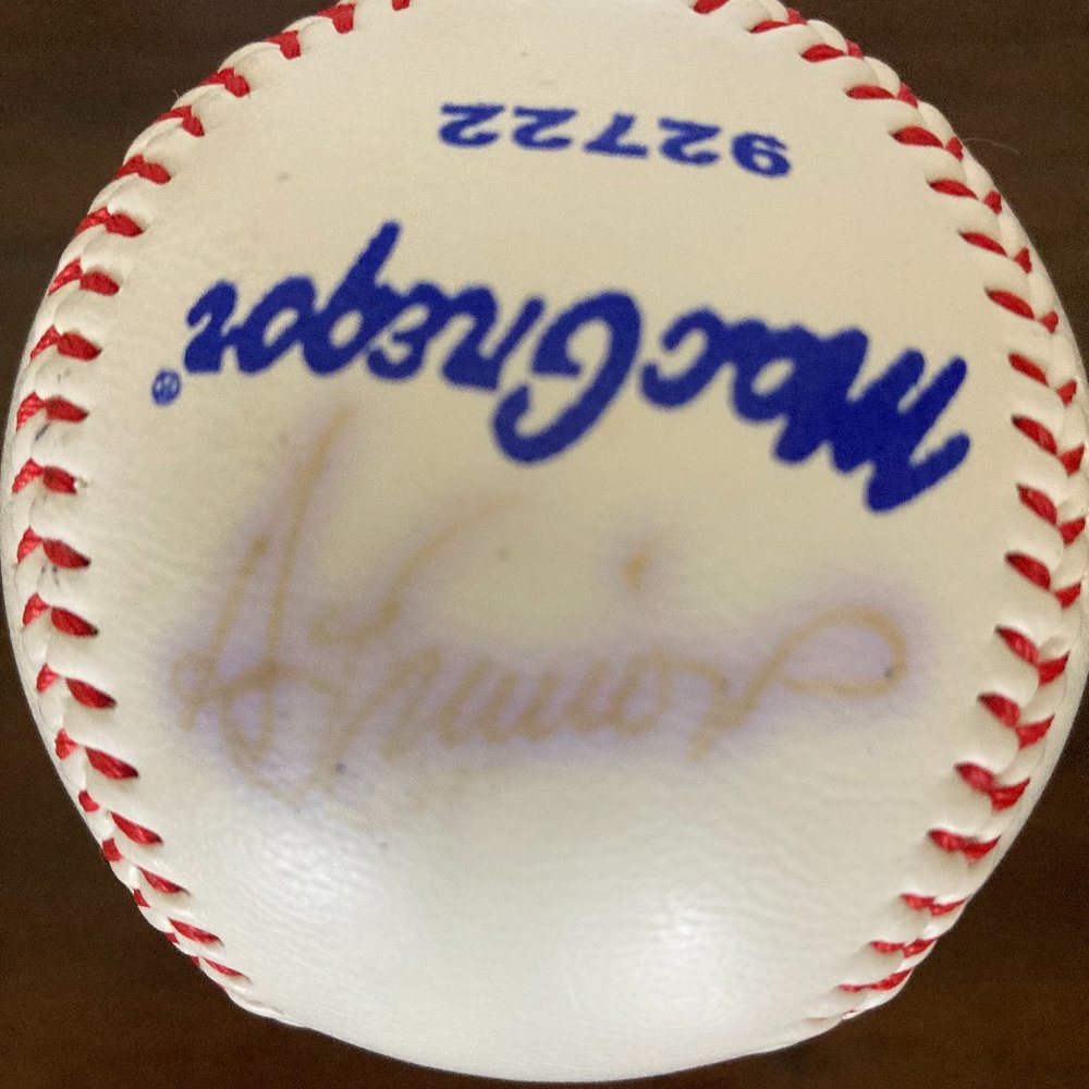 Cardinal's  - Ted Simmons Hall of Fame signed baseball - MLB